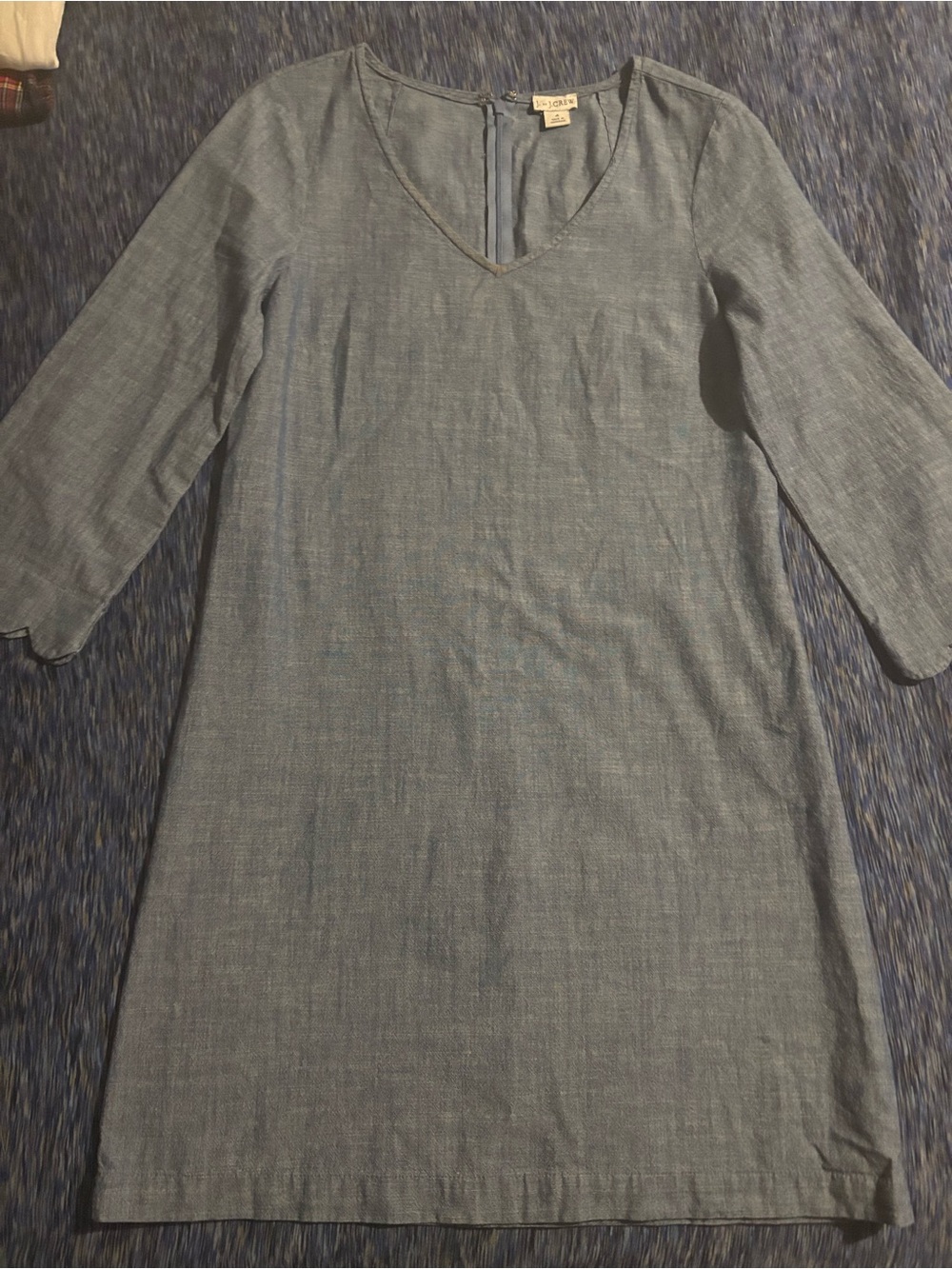J. Crew Light Chambray Blue Dress